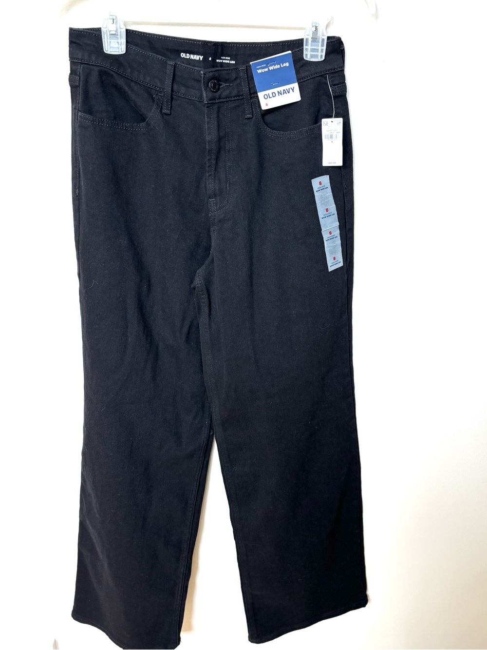 NWT Old Navy Wow Wide Leg Jeans Sz 8